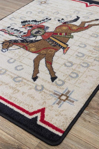 Battle Records Native American Rug