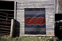 Big Chief Blue Native Rug