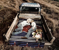 Big Chief Blue Native Rug