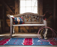 Big Chief Blue Native Rug
