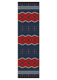 Big Chief Blue Native Rug