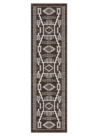 Cloudburst - Chocolate western rug