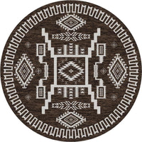 Cloudburst - Chocolate western rug