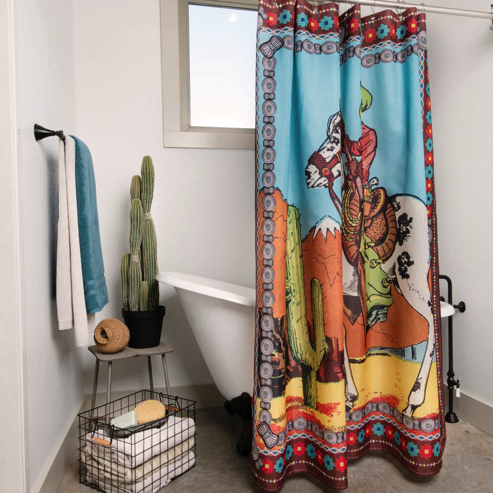 Ranger Brown Vintage Cowboy Shower Curtain