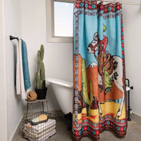 Ranger Brown Vintage Cowboy Shower Curtain