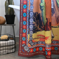 Ranger Brown Vintage Cowboy Shower Curtain