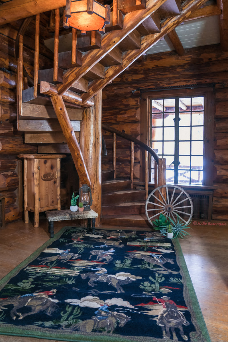 Retro Cowboy - Green & Black Western Rug