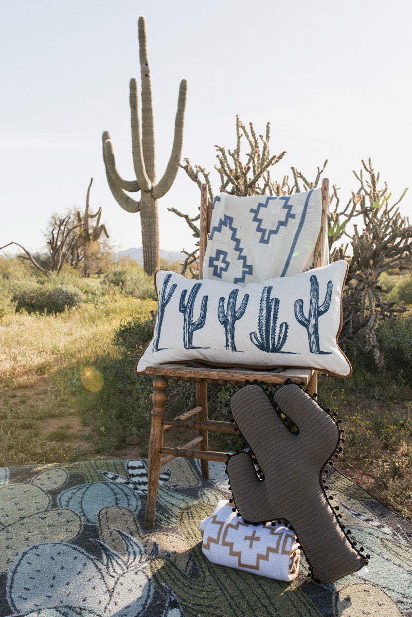 Saguaro Dusk Cactus Rug