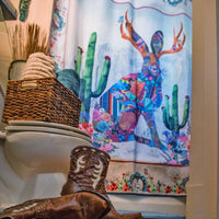 Jackalope Shower Curtain