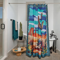 Paint By Numbers Shower Curtain