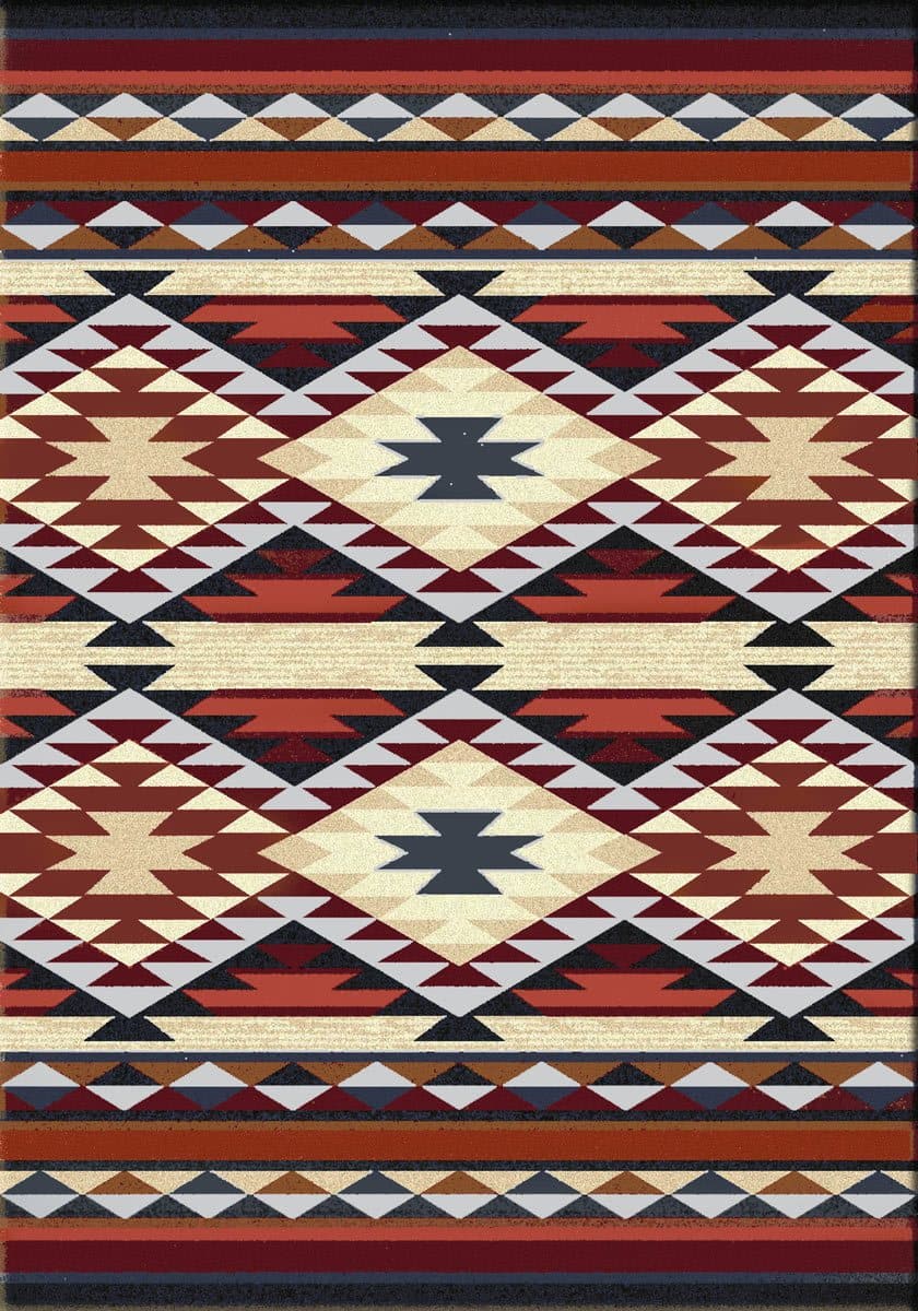 Diamond Rio Rust Southwest Rug