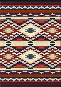 Diamond Rio Rust Southwest Rug