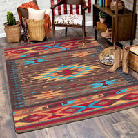 Espuela - Turquoise Southwestern Rug