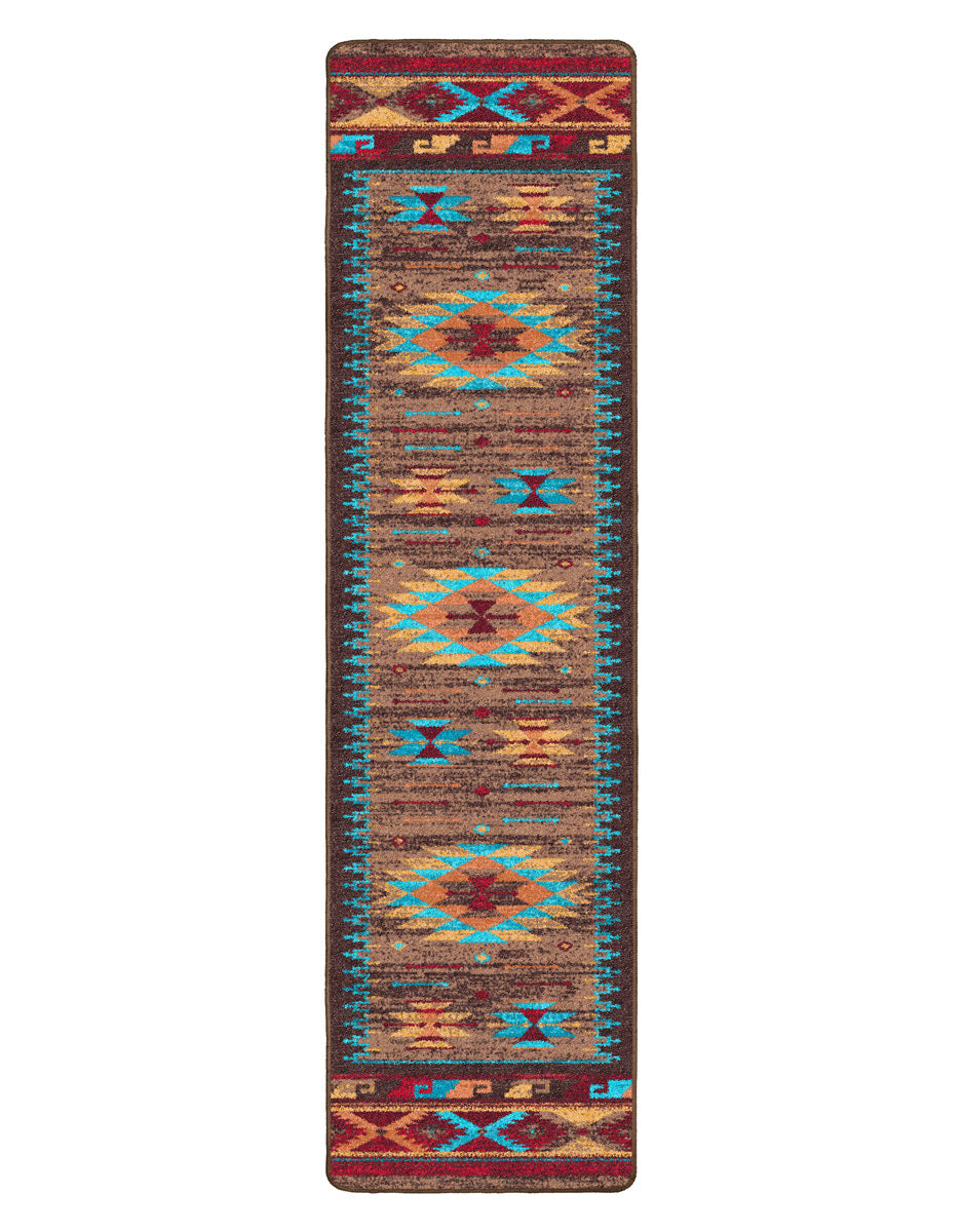 Espuela - Turquoise Southwestern Rug