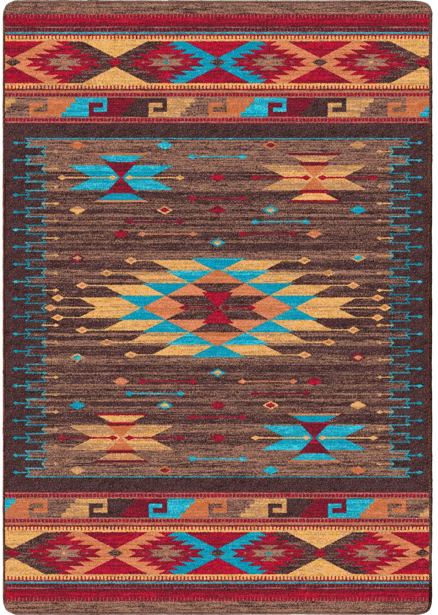 Espuela - Turquoise Southwestern Rug