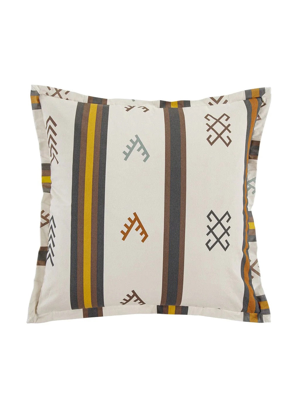 Toluca Canvas Cattle Brands Euro Sham
