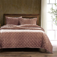 Stella Faux Silk Velvet Quilt
