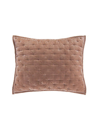 Stella Faux Silk Velvet Pillow Sham Dusty Rose