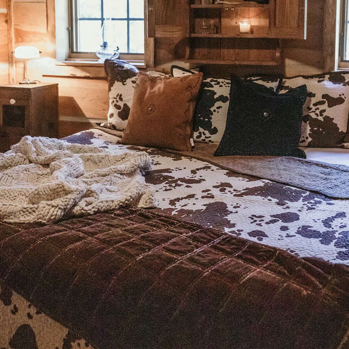 western velvet throw blanket