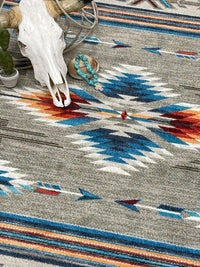 southwestern cowboy rug