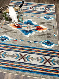 southwestern cowboy rug