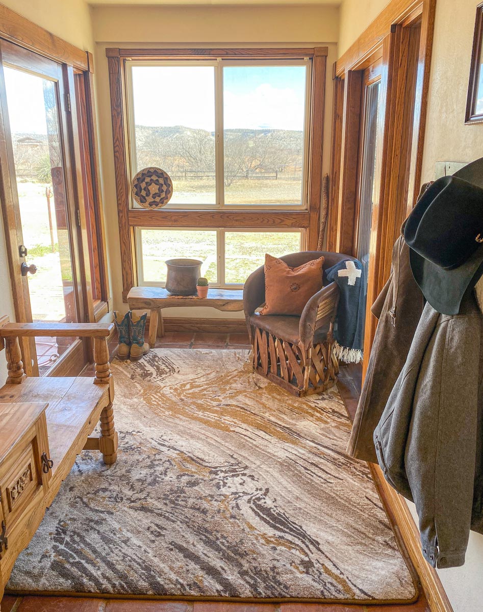 Petrified - Multi Rustic Wood Print Rug