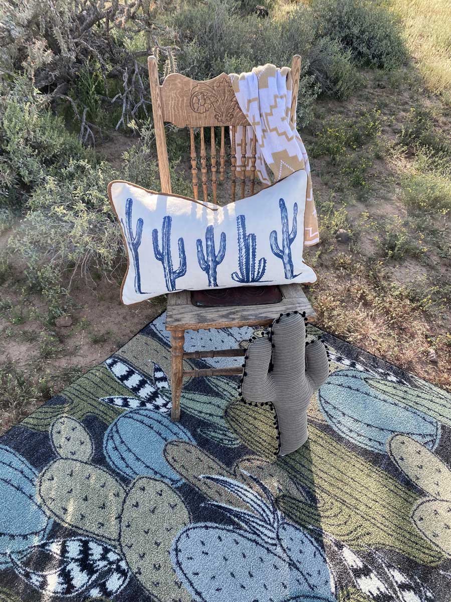Saguaro Dusk Cactus Rug