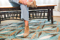 Plumage - Tropical Turquoise Western Rug