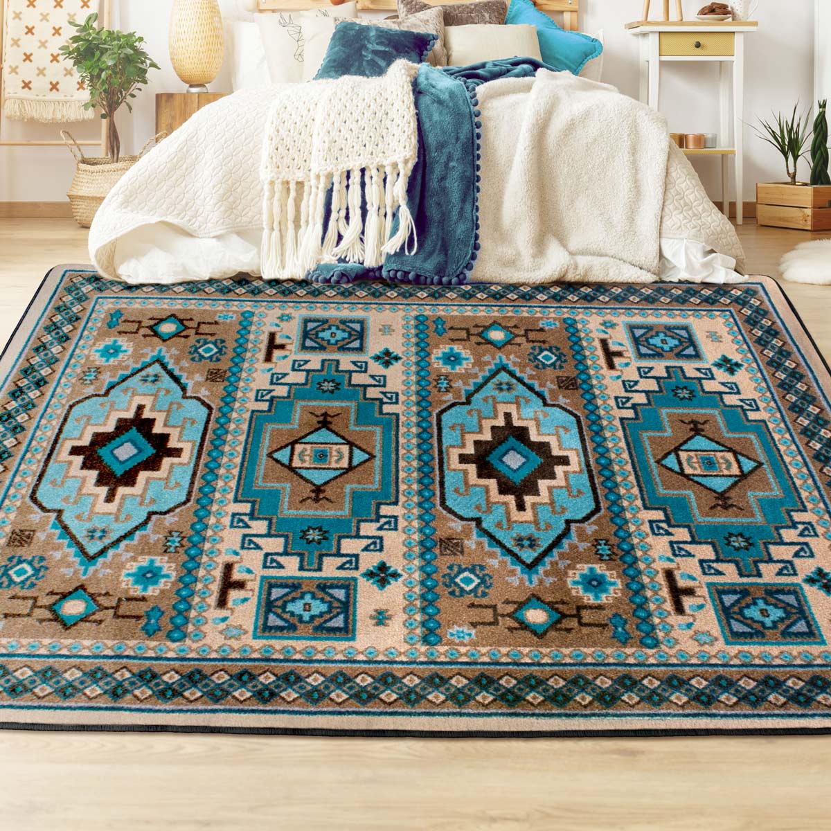 Indigo Turquoise Rug