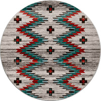 Celebration - Lively Blue Cowboy Rug