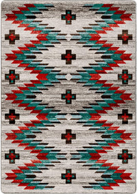 Celebration - Lively Blue Cowboy Rug