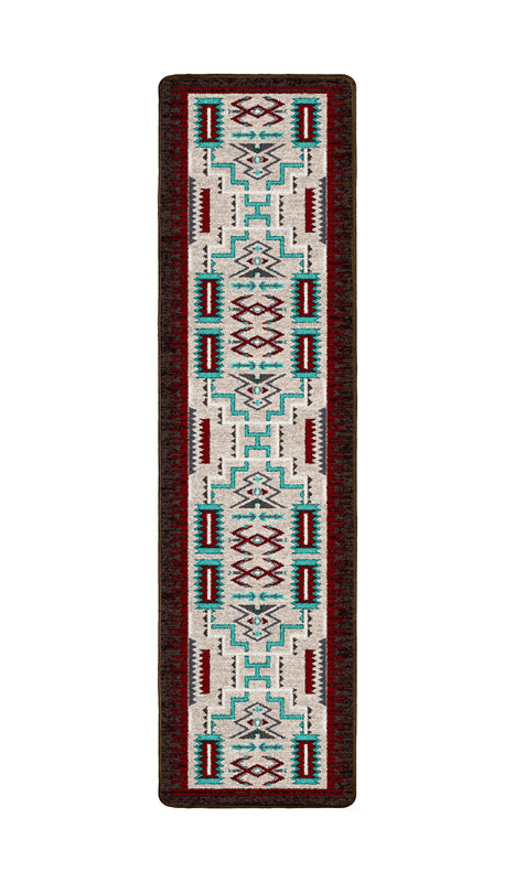 Prairie Wind - Turquoise Cowboy Rug
