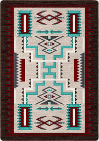 Prairie Wind - Turquoise Cowboy Rug