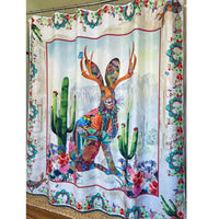 Jackalope Shower Curtain
