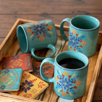 Turquoise Southwestern Mugs Timber Creek Mercantile