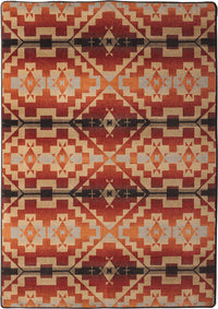Life Path - Fire Aztec Rug