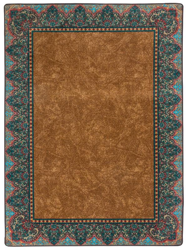 Nubuck - Cognac western rug