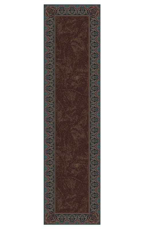 leather style rug