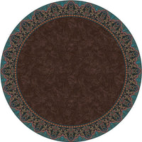 leather style rug