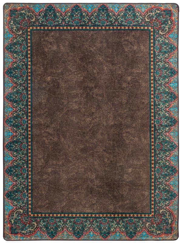 leather style rug