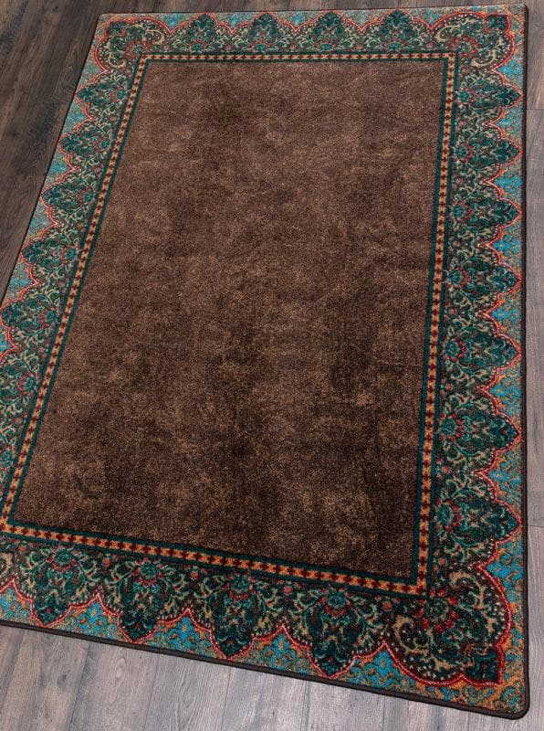 leather style rug