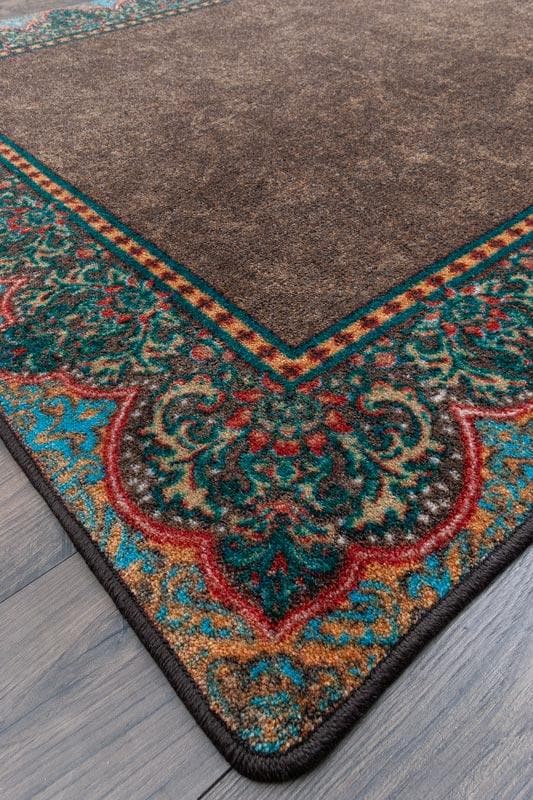 leather style rug