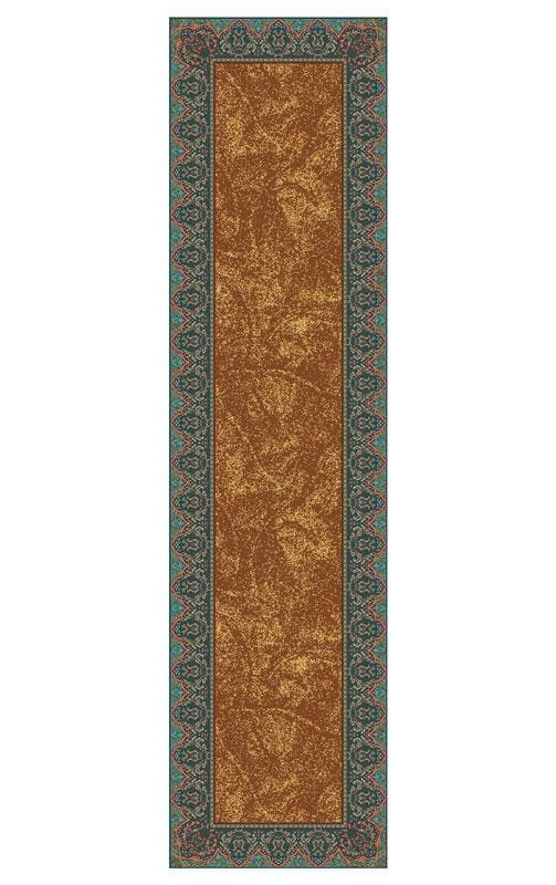 Nubuck - Cognac western rug