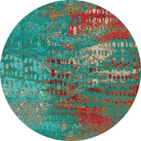 Forward Shift - Turquoise American Dakota Rug  Edit alt text