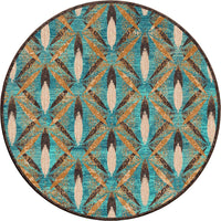 Plumage - Tropical Turquoise Western Rug