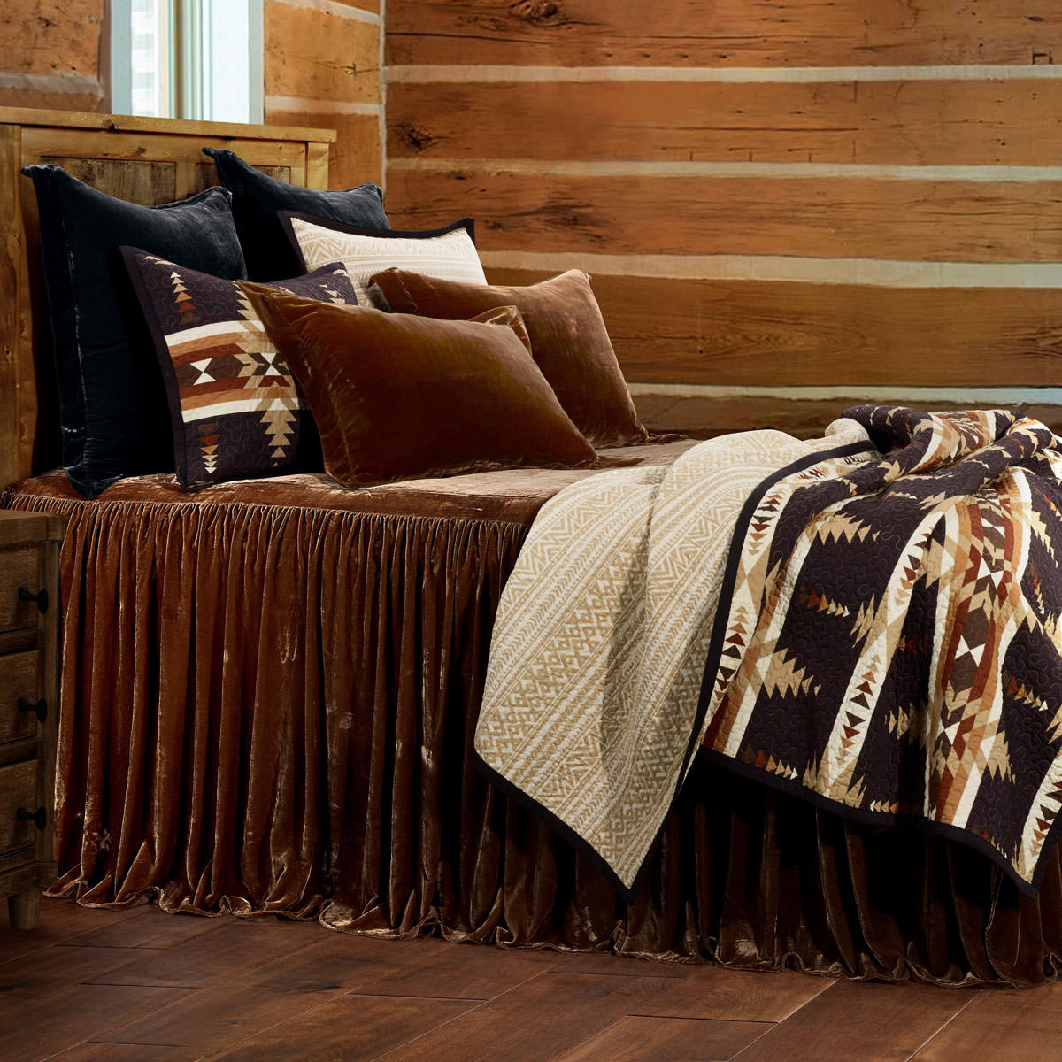 Yosemite Southwestern Reversible Quilt Set