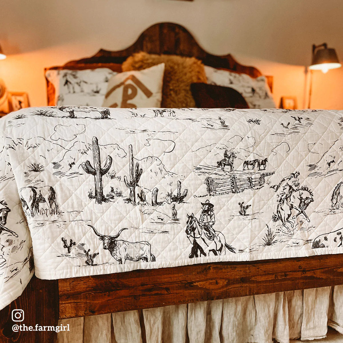 Ranch Life Cowboy Quilt Set