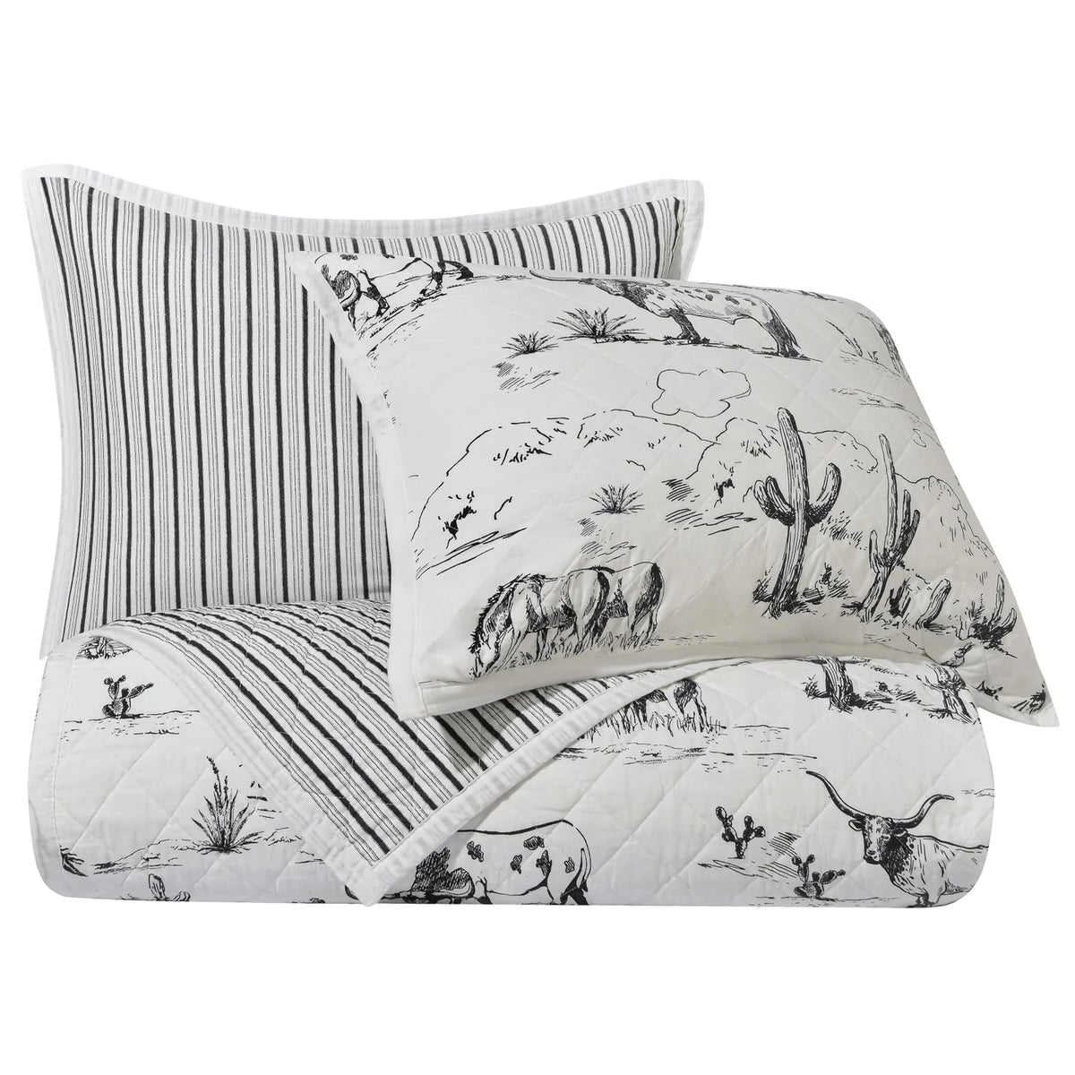 Cowboy Quilt Set