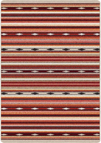 Remington Stripe - Red Multi Southwestern Rug