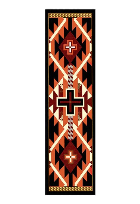 Rustic Cross Rug Runner